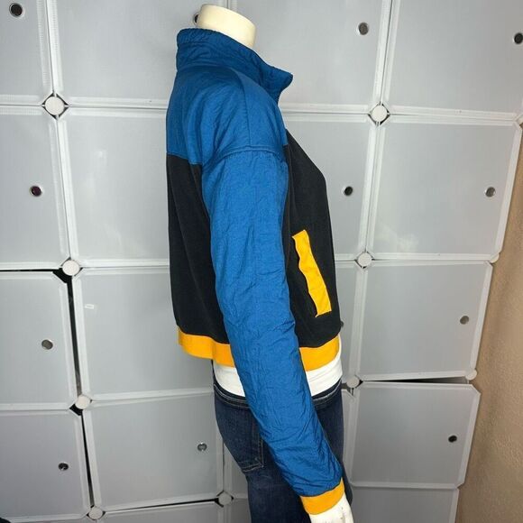 NIKE BLUE AND ORANGE POLAR FLEECE HALF ZIP SWEATSHIRT Size XS - Picture 10 of 13